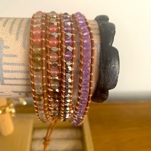 Wrap around ombre bracelet